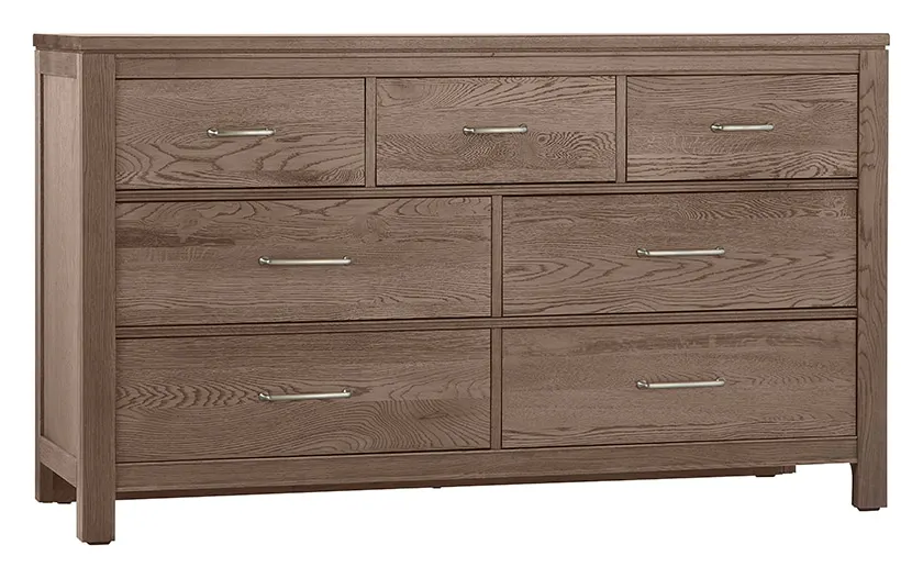 Vaughan Bassett 831-002 7 Drawer Dresser in Grey Oak Vaughan Bassett 831-002 7 Drawer Dresser in Grey Oak