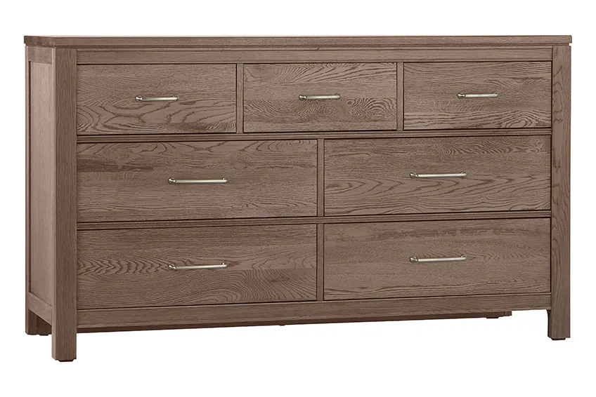 Vaughan Bassett 831-002 7 Drawer Dresser in Grey Oak Vaughan Bassett 831-002 7 Drawer Dresser in Grey Oak