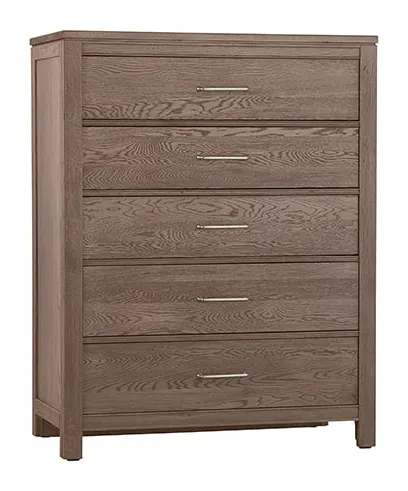 Vaughan Bassett 831-115 Chest of 5 Drawers in Grey Oak Vaughan Bassett 831-115 Chest of 5 Drawers in Grey Oak