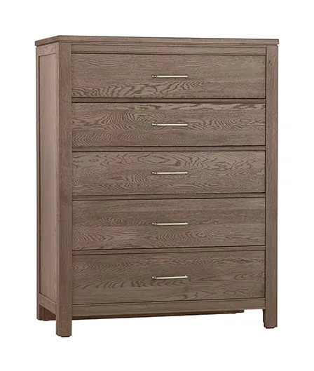 Vaughan Bassett 831-115 Chest of 5 Drawers in Grey Oak Vaughan Bassett 831-115 Chest of 5 Drawers in Grey Oak