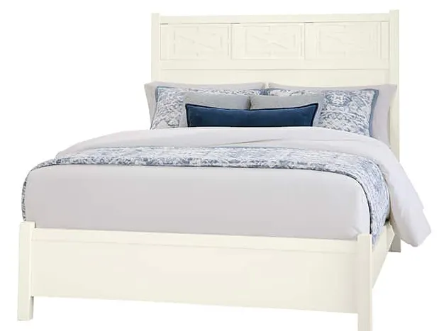 Vaughan Bassett 834-577-755-922 Fretwork Bed in White Maple Vaughan Bassett 834-577-755-922 Fretwork Bed in White Maple