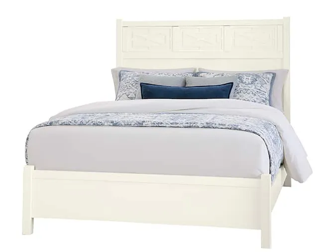 Vaughan Bassett 834-577-755-922 Fretwork Bed in White Maple Vaughan Bassett 834-577-755-922 Fretwork Bed in White Maple