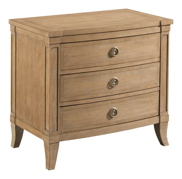 American Drew 483-420 Chastain Three Drawer Nightstand American Drew 483-420 Chastain Three Drawer Nightstand
