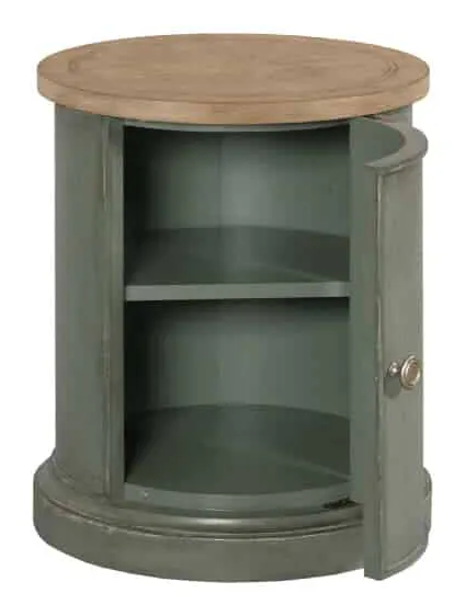 American Drew 483-916G Woodfield Round Accent Table Green American Drew 483-916G Woodfield Round Accent Table Green