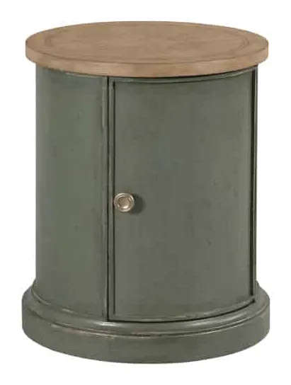 American Drew 483-916G Woodfield Round Accent Table Green American Drew 483-916G Woodfield Round Accent Table Green