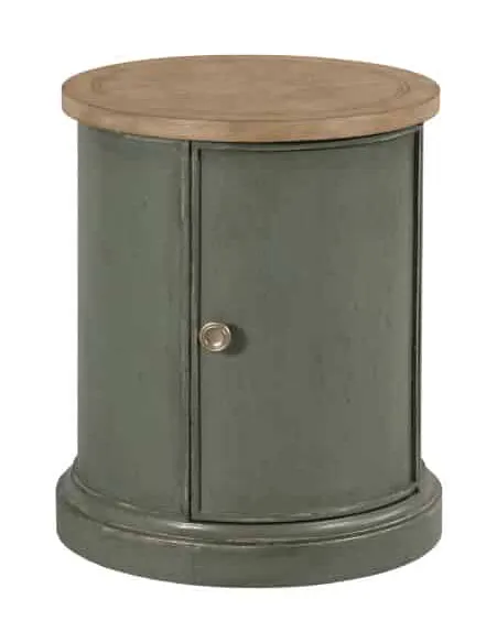 American Drew 483-916G Woodfield Round Accent Table Green American Drew 483-916G Woodfield Round Accent Table Green