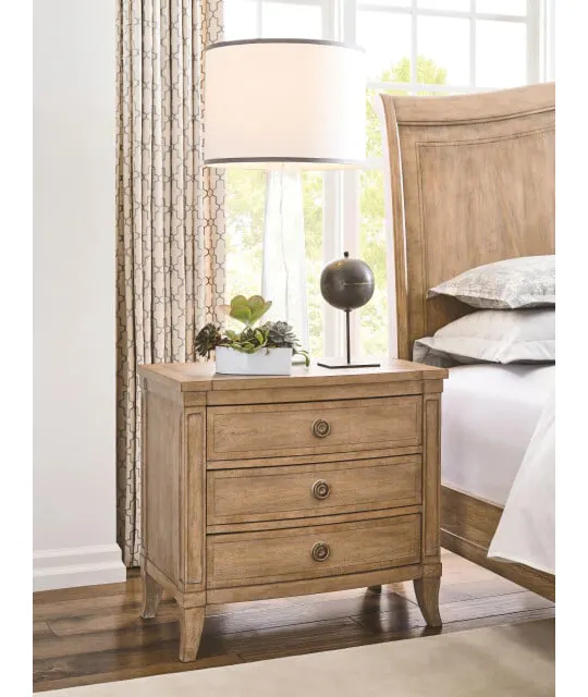 American Drew 483-420 Chastain Three Drawer Nightstand American Drew 483-420 Chastain Three Drawer Nightstand