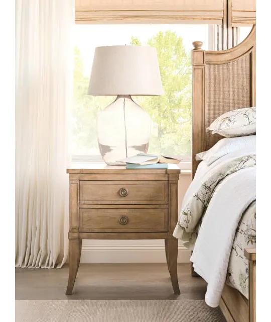 American Drew 483-421 Chastain Two Drawer Nightstand American Drew 483-421 Chastain Two Drawer Nightstand