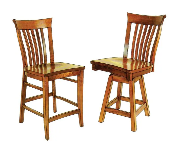 Still Fork 221932 Delaney Stationary Stool Still Fork 221932 Delaney Stationary Stool