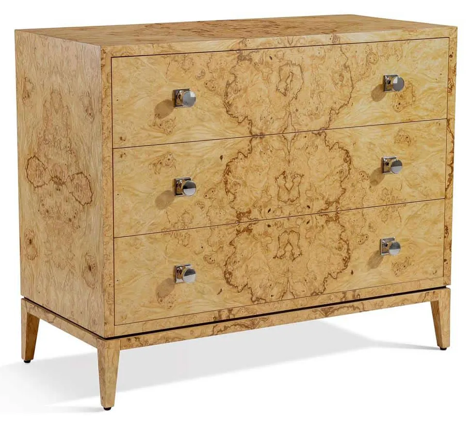 John Richard EUR-01-0539 Olea Three-Drawer Chest John Richard EUR-01-0539 Olea Three-Drawer Chest