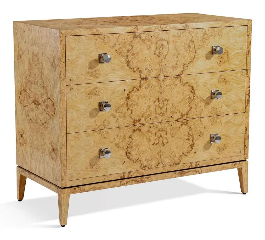 John Richard EUR-01-0539 Olea Three-Drawer Chest John Richard EUR-01-0539 Olea Three-Drawer Chest