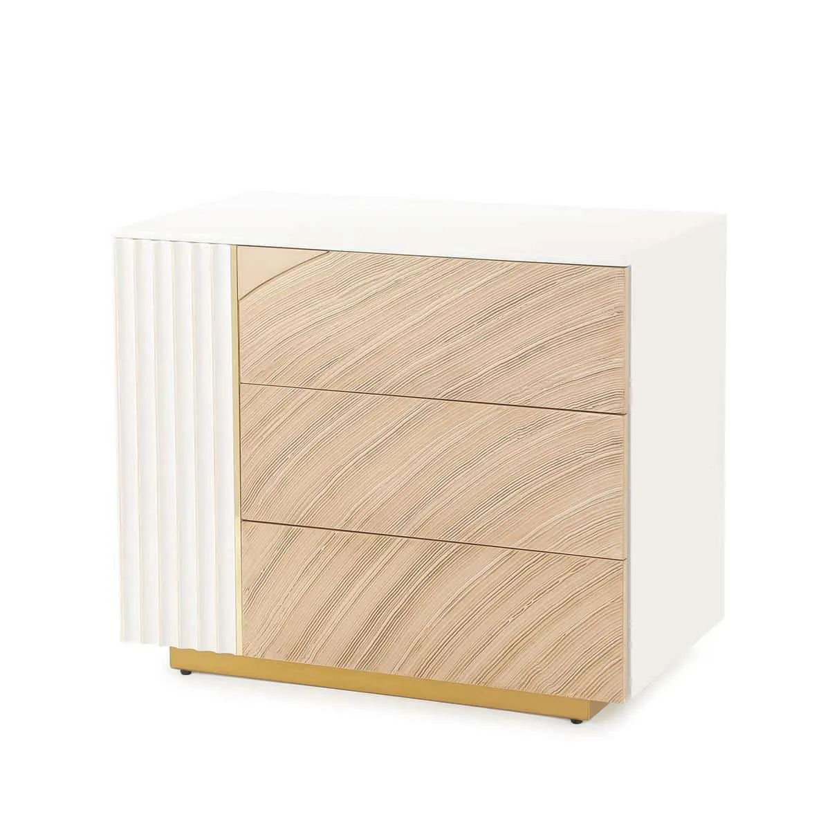 John Richard EUR-01-0540 Province Three-Drawer Chest Left