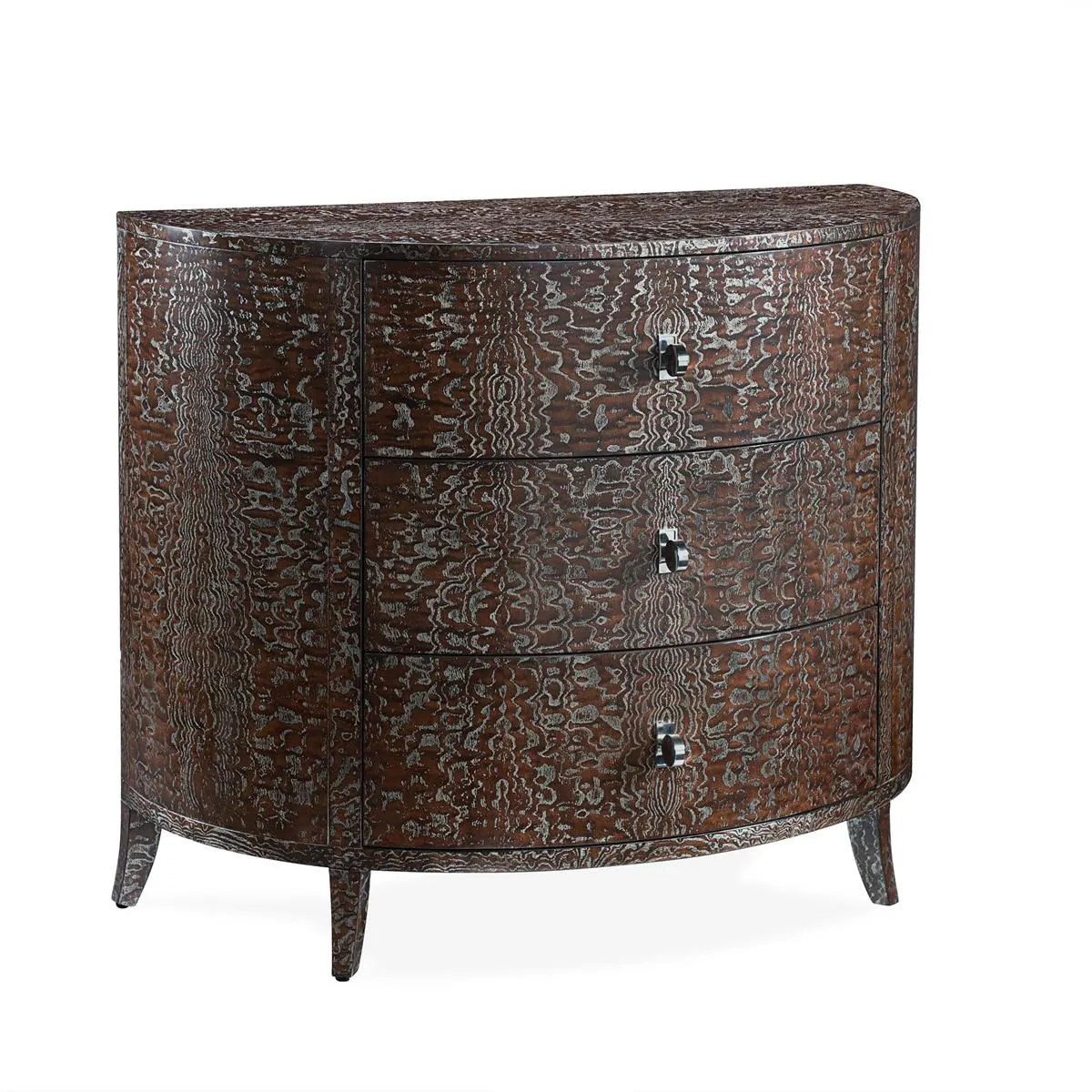 John Richard EUR-01-0544 Sylvestre Three-Drawer Demilune Tamo Ash