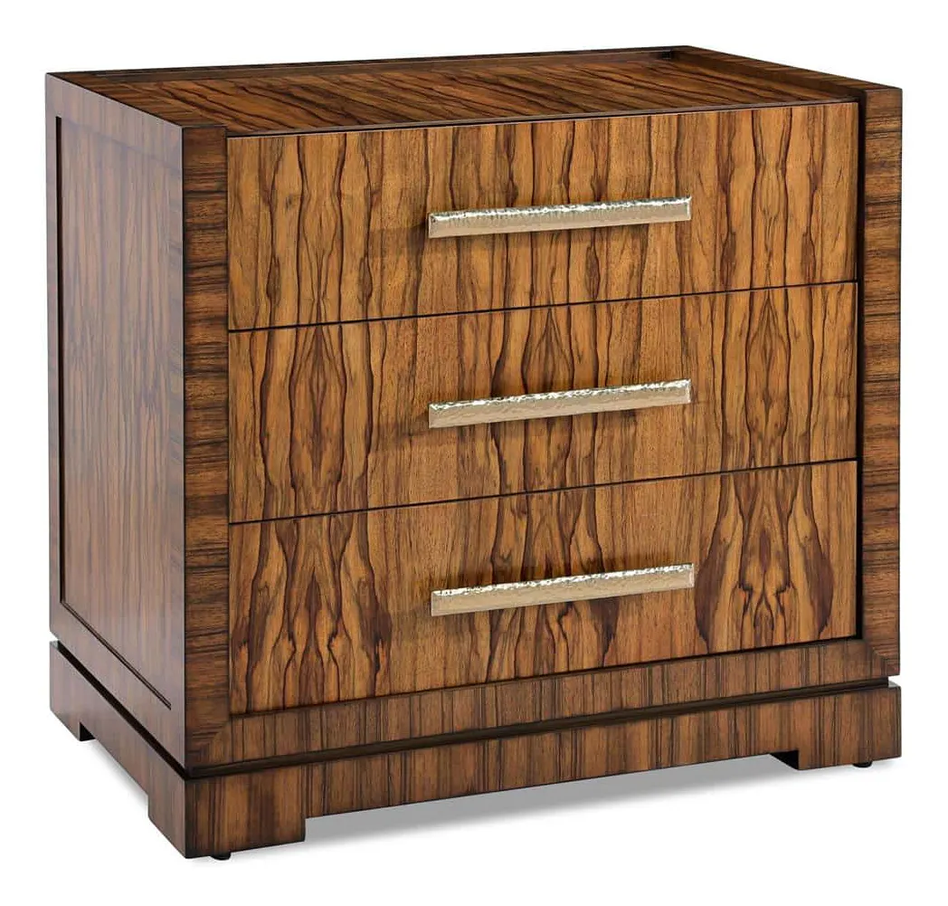John Richard EUR-01-0546 Borneo Three-Drawer Nightstand John Richard EUR-01-0546 Borneo Three-Drawer Nightstand