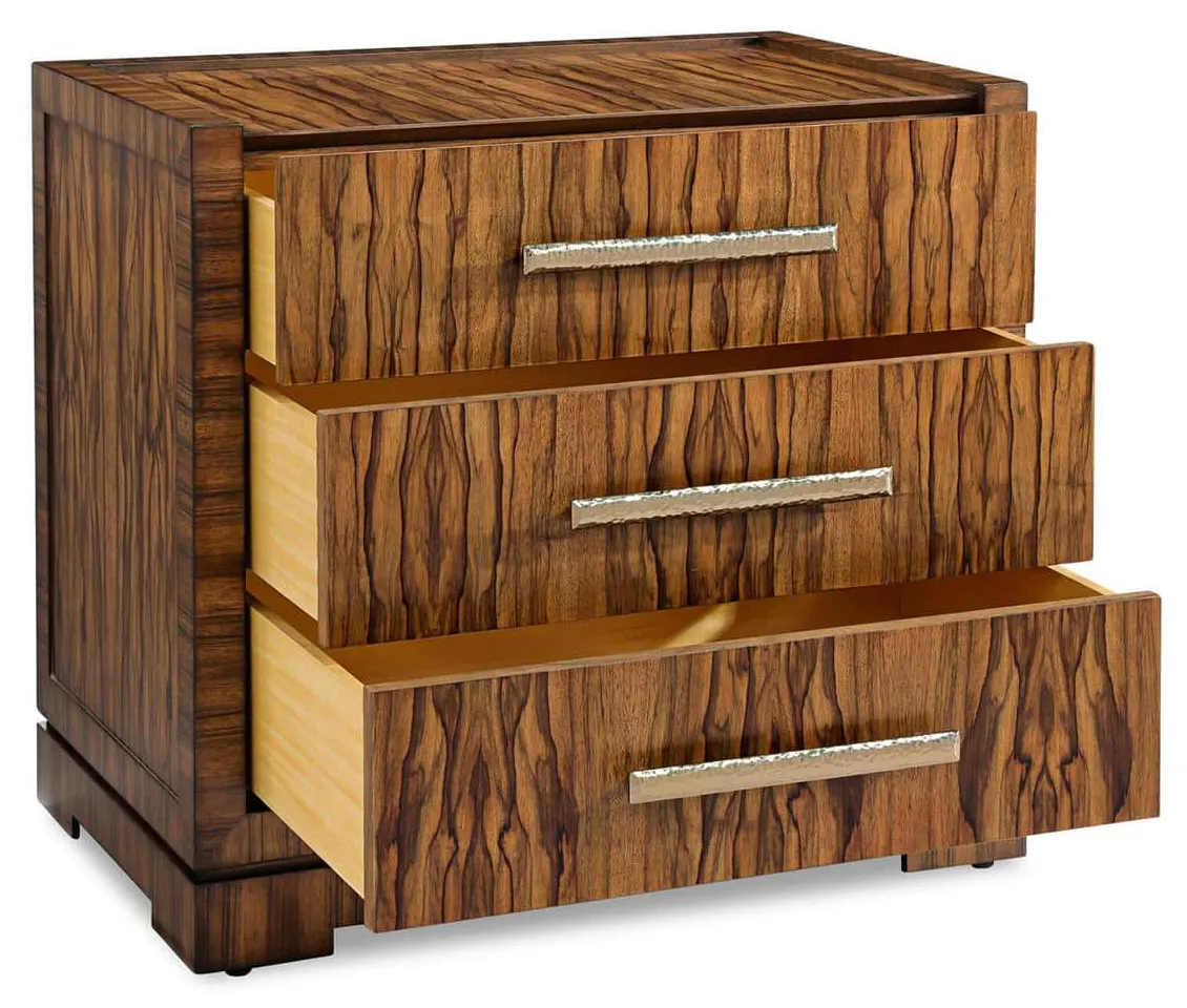 John Richard EUR-01-0546 Borneo Three-Drawer Nightstand John Richard EUR-01-0546 Borneo Three-Drawer Nightstand