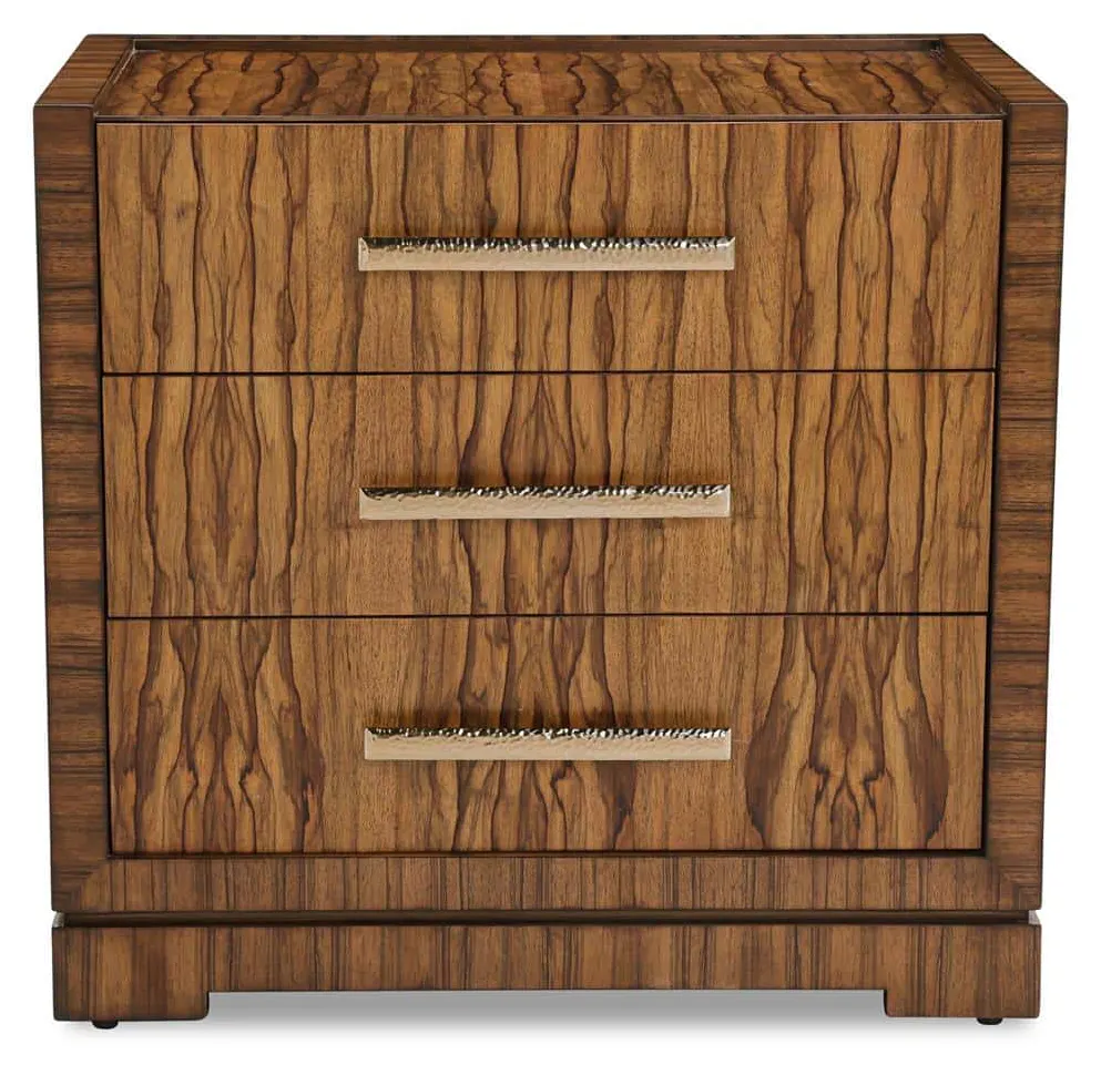 John Richard EUR-01-0546 Borneo Three-Drawer Nightstand John Richard EUR-01-0546 Borneo Three-Drawer Nightstand
