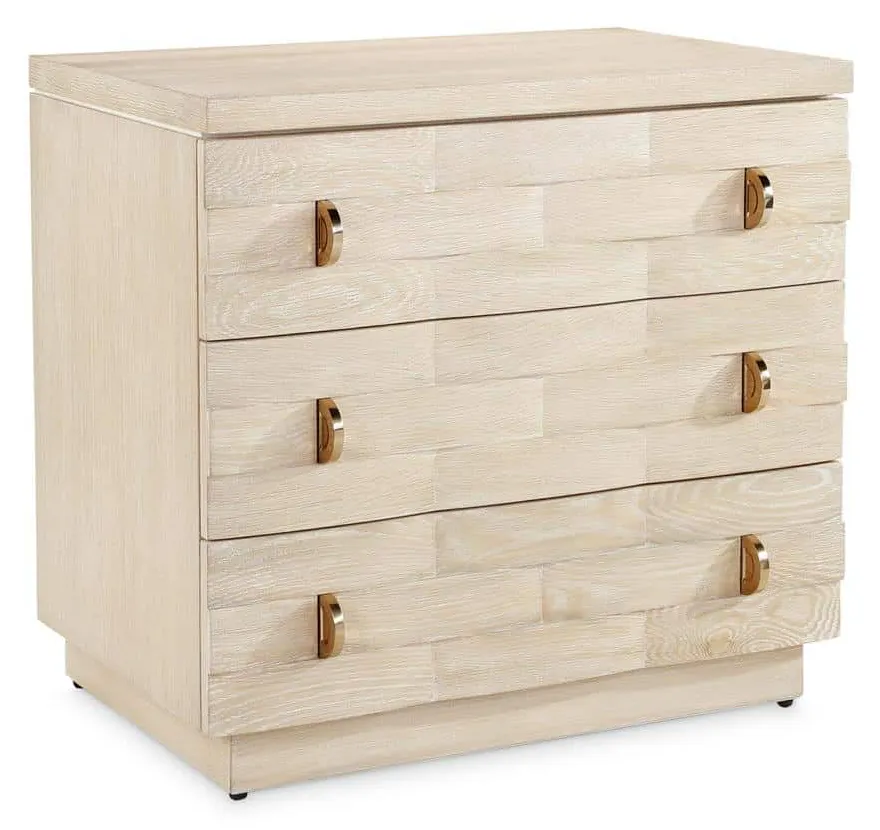 John Richard EUR-01-0553 Verity Three-Drawer Chest John Richard EUR-01-0553 Verity Three-Drawer Chest