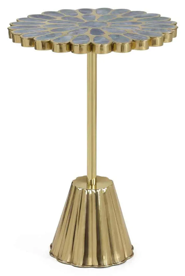 John Richard JFD-0428 Peony Accent Table, Light Green John Richard JFD-0428 Peony Accent Table, Light Green
