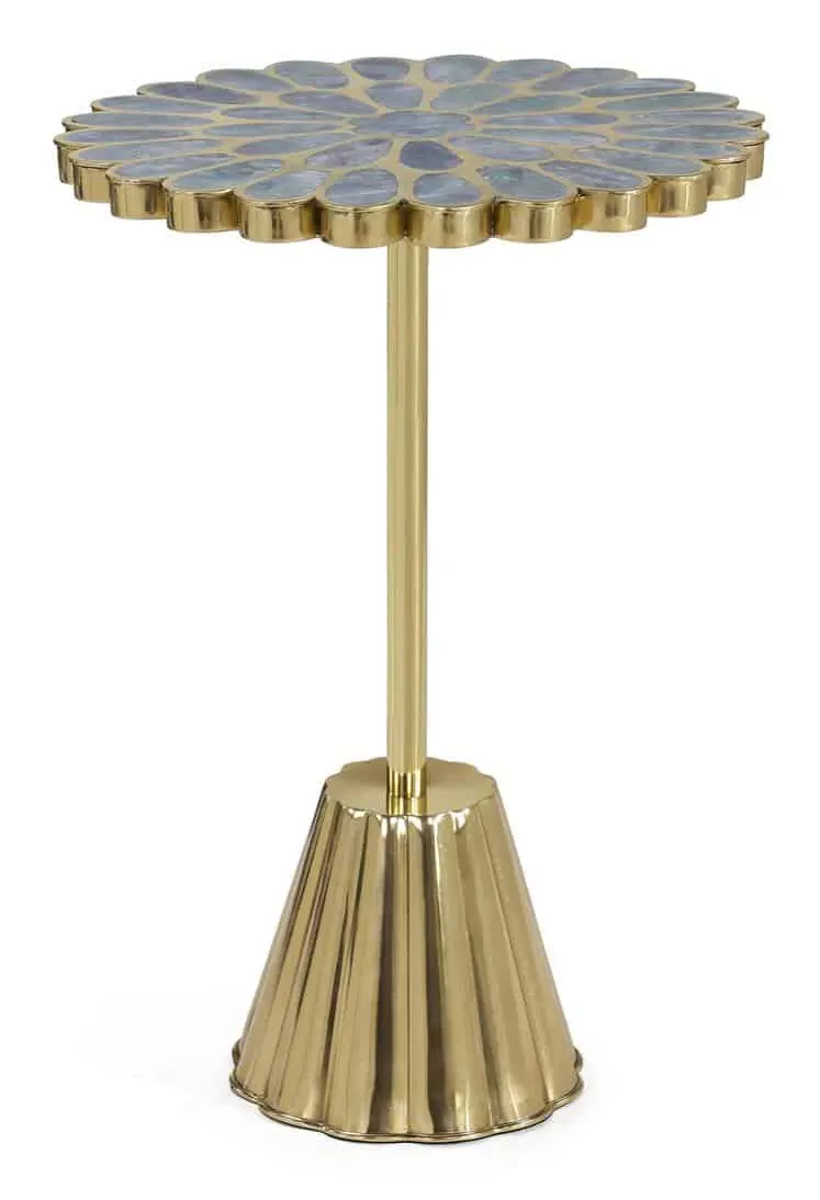 John Richard JFD-0428 Peony Accent Table, Light Green John Richard JFD-0428 Peony Accent Table, Light Green