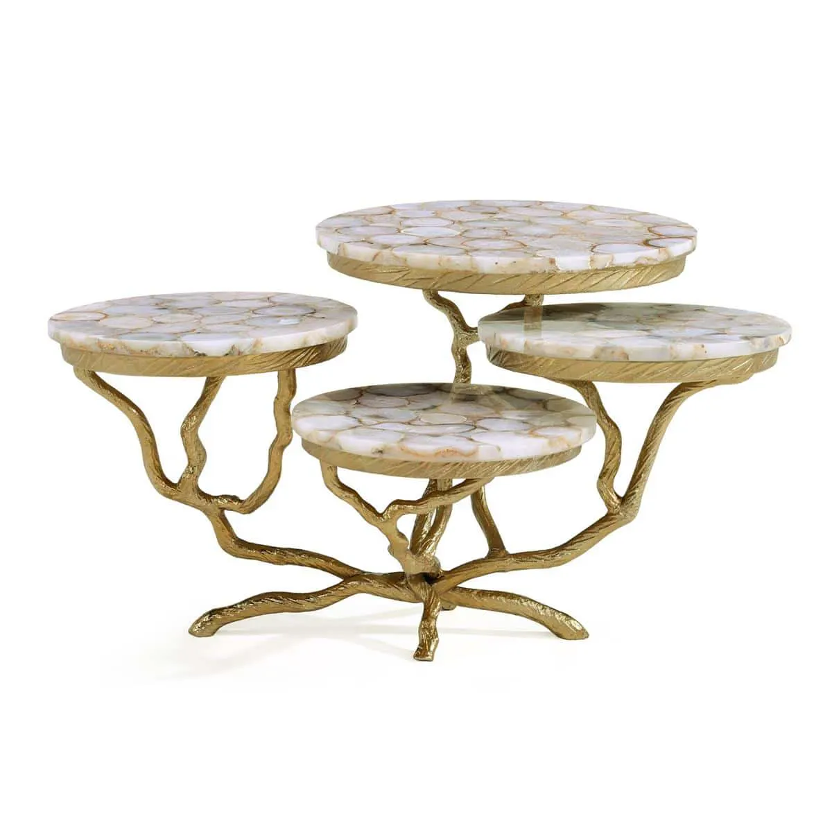 John Richard JFD-0487 Stone Canopy Side Table