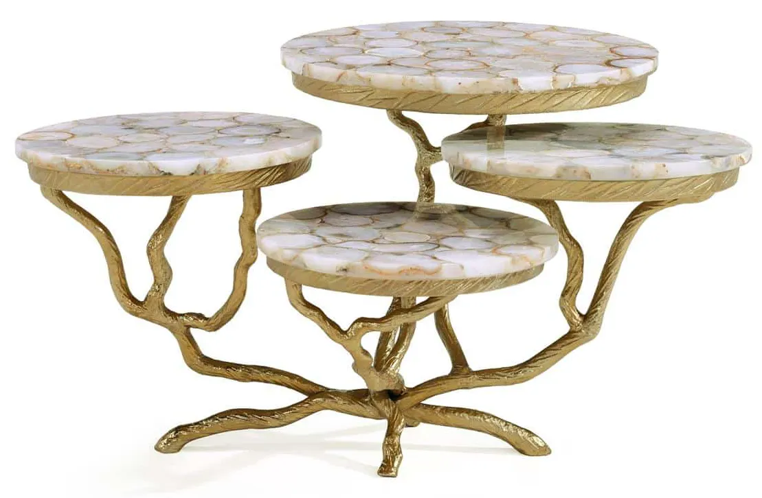 John Richard JFD-0487 Stone Canopy Side Table John Richard JFD-0487 Stone Canopy Side Table