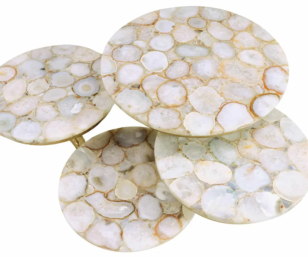 John Richard JFD-0487 Stone Canopy Side Table John Richard JFD-0487 Stone Canopy Side Table