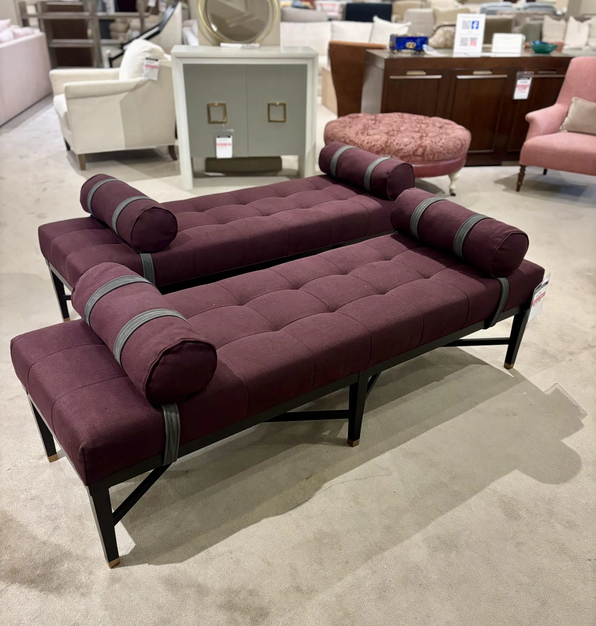 Hickory Chair HC3015-70/70 Suzanne Bench