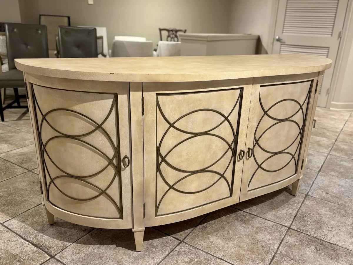 Hickory Chair HC9845 2PC Duchamp Demilune Sideboard Hickory Chair HC9845 2PC Duchamp Demilune Sideboard