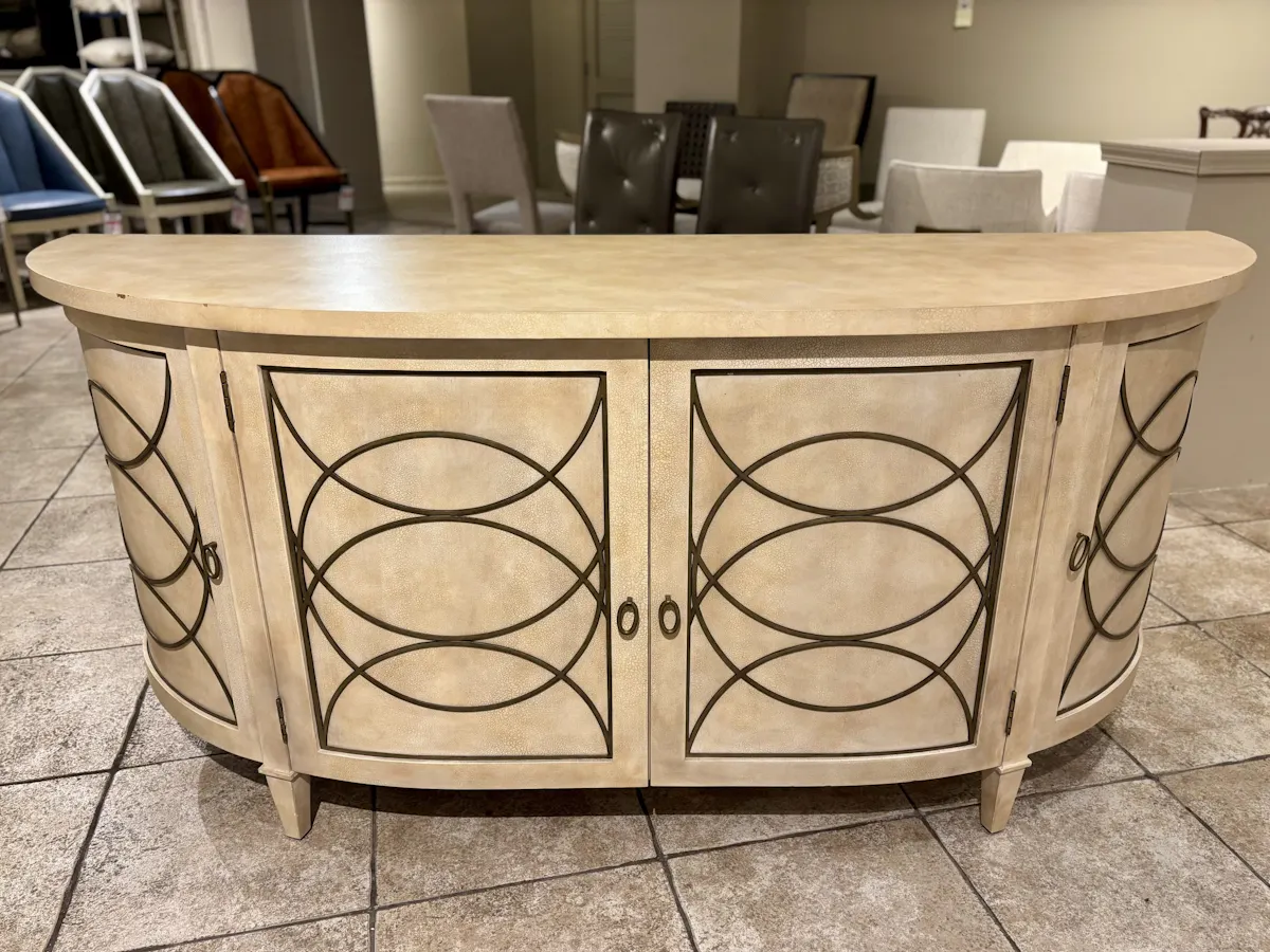 Hickory Chair HC9845 2PC Duchamp Demilune Sideboard Hickory Chair HC9845 2PC Duchamp Demilune Sideboard