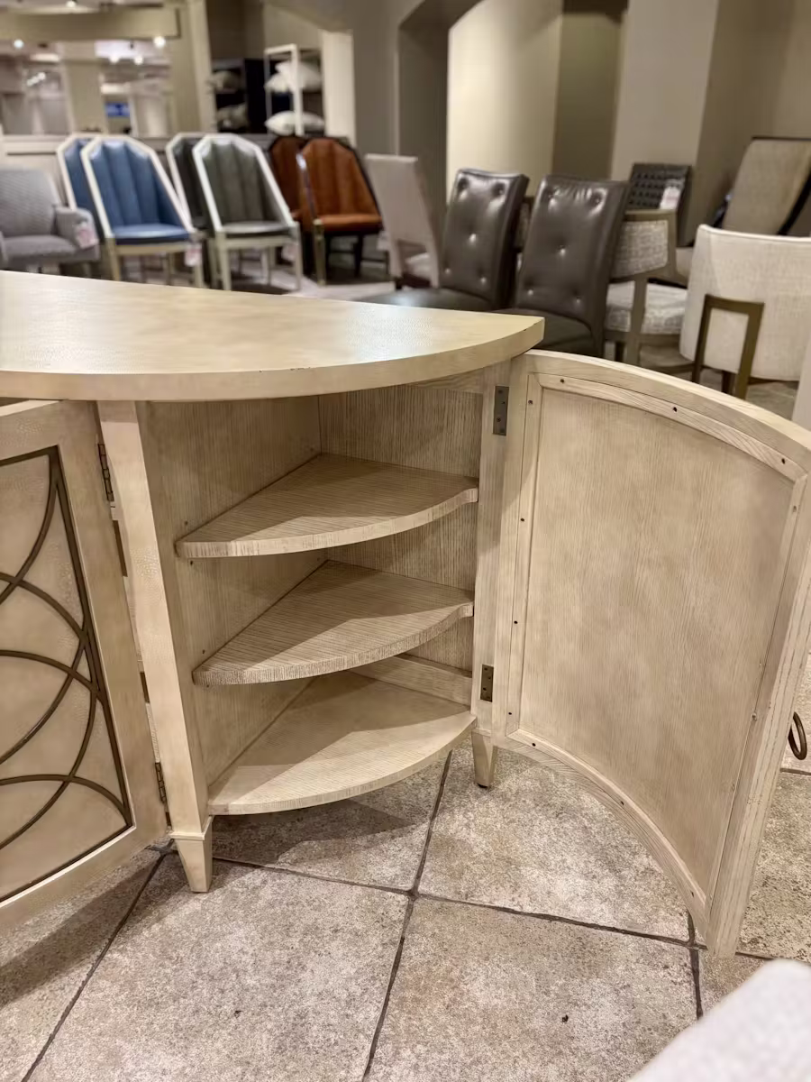 Hickory Chair HC9845 2PC Duchamp Demilune Sideboard Hickory Chair HC9845 2PC Duchamp Demilune Sideboard