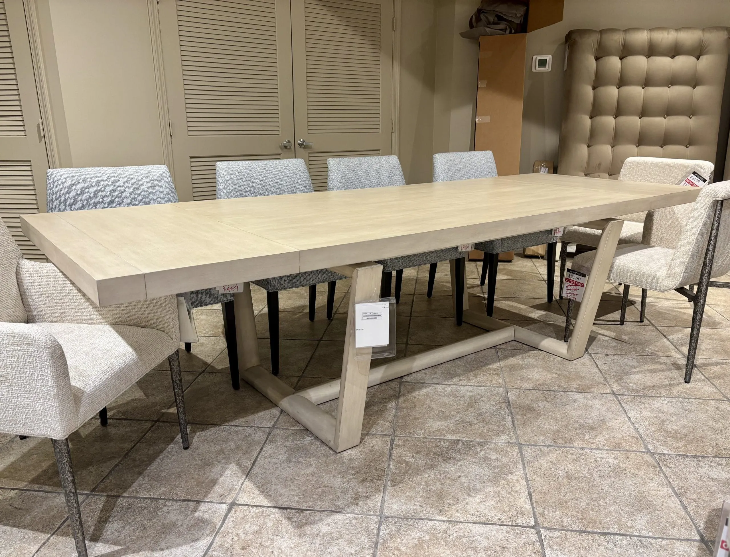 Century CT4008-PN/140 Hatteras Dining Table