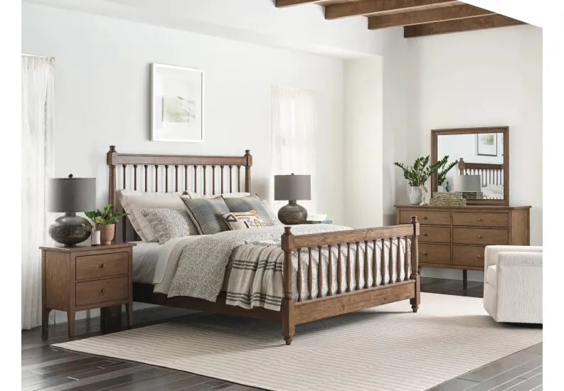Kincaid Furniture 537-326BP Spindle Bed in Bark Kincaid Furniture 537-326BP Spindle Bed in Bark
