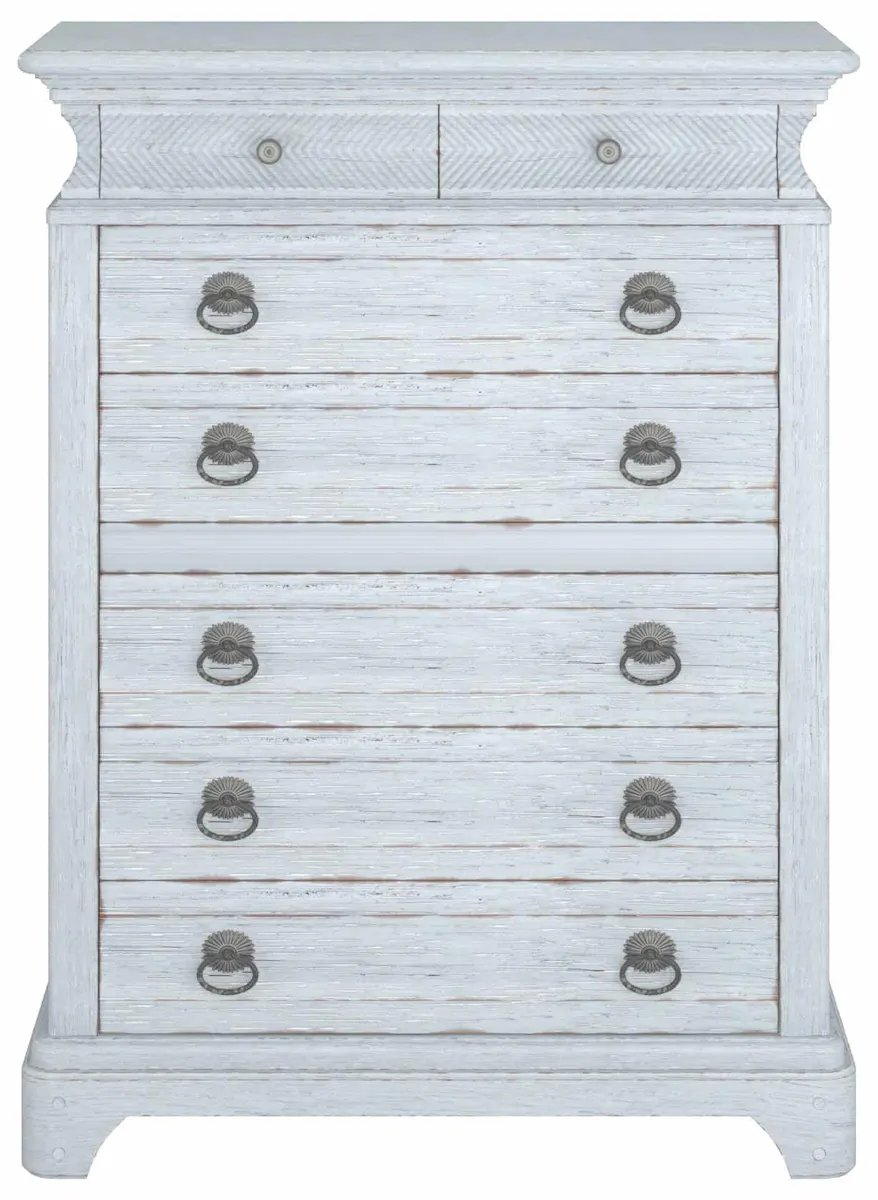 ART Furniture 251150-1361 Summer Creek 8 Drwr Chest Shutter Blue ART Furniture 251150-1361 Summer Creek 8 Drwr Chest Shutter Blue