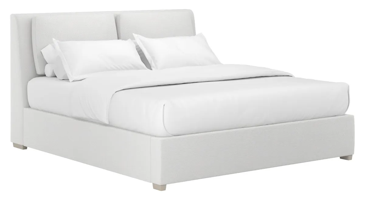 ART Furniture 413116-2743H1 Grant King Pillow Track Uph Bed Snow ART Furniture 413116-2743H1 Grant King Pillow Track Uph Bed Snow