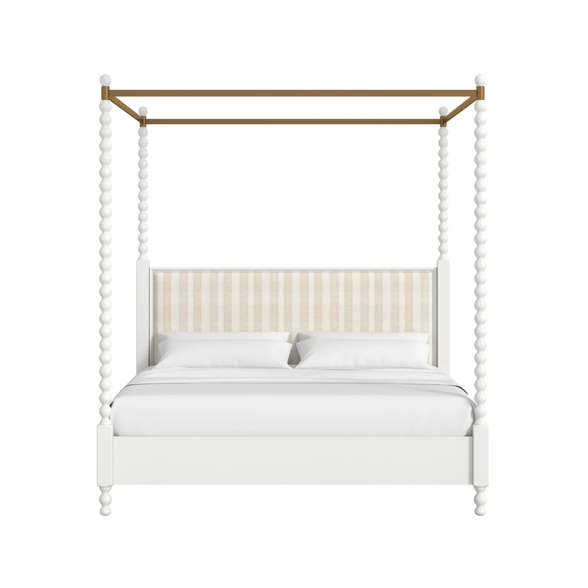 ART Furniture 339135-2367CP Haven Queen Uph Canopy Poster Bed