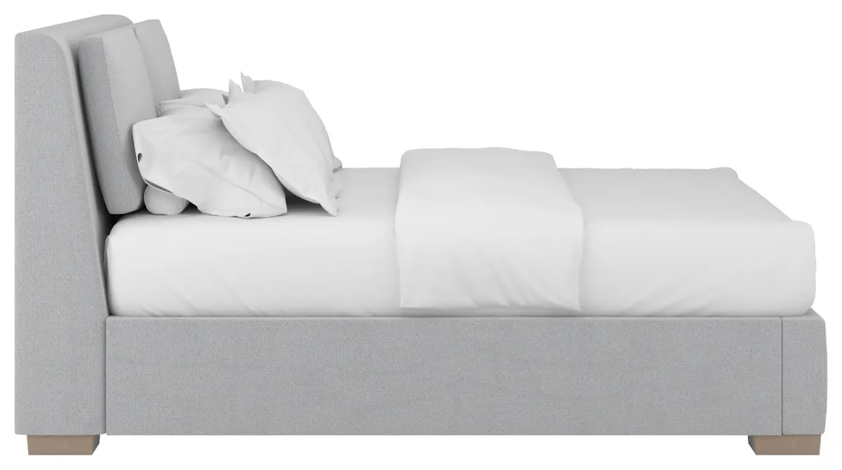 ART Furniture 413116-2743H2 Grant King Pillow Track Uph Bed Alum ART Furniture 413116-2743H2 Grant King Pillow Track Uph Bed Alum