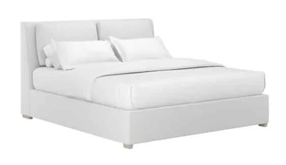 ART Furniture 413115-2743H1 Grant Queen Pillow Track Uph Bed Snow