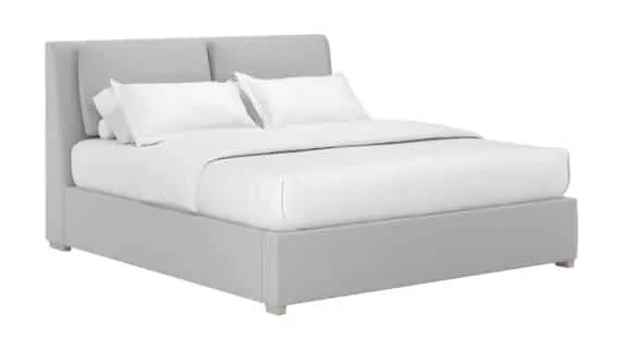 ART Furniture 413115-2743H2 Grant Queen Pillow Track Uph Bed Alum