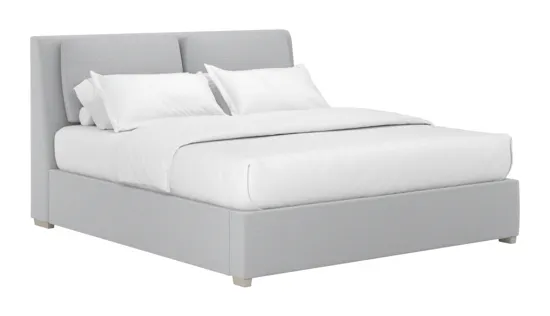 ART Furniture 413115-2743H2 Grant Queen Pillow Track Uph Bed Alum ART Furniture 413115-2743H2 Grant Queen Pillow Track Uph Bed Alum