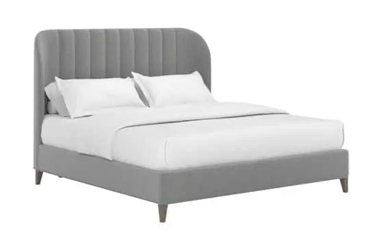 ART Furniture 413125-2743H6 Dante Queen Wide Channel Uph Bed Slate