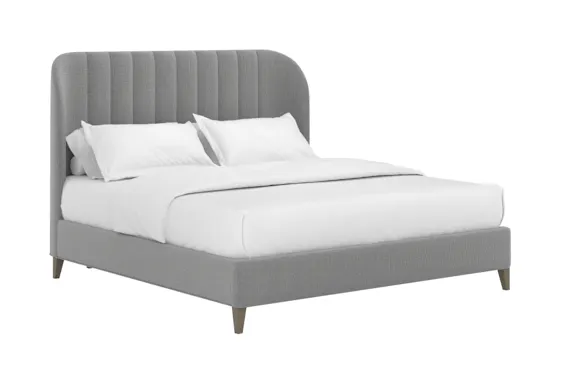 ART Furniture 413125-2743H6 Dante Queen Wide Channel Uph Bed Slate ART Furniture 413125-2743H6 Dante Queen Wide Channel Uph Bed Slate