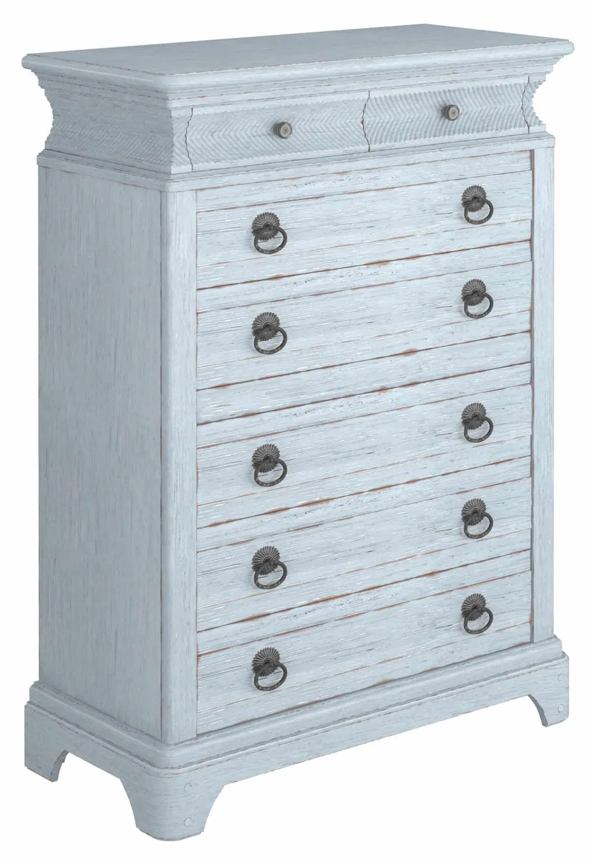 ART Furniture 251150-1361 Summer Creek 8 Drwr Chest Shutter Blue ART Furniture 251150-1361 Summer Creek 8 Drwr Chest Shutter Blue