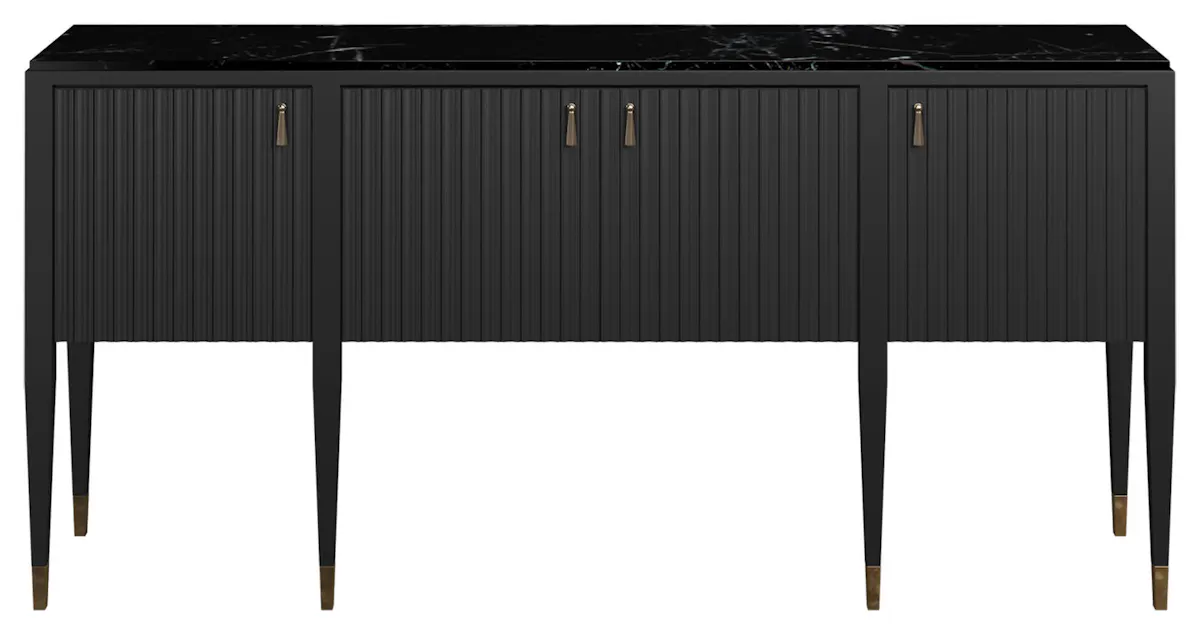 ART Furniture 336251-1818 Eave Sideboard with Stone Top - Ink ART Furniture 336251-1818 Eave Sideboard with Stone Top - Ink
