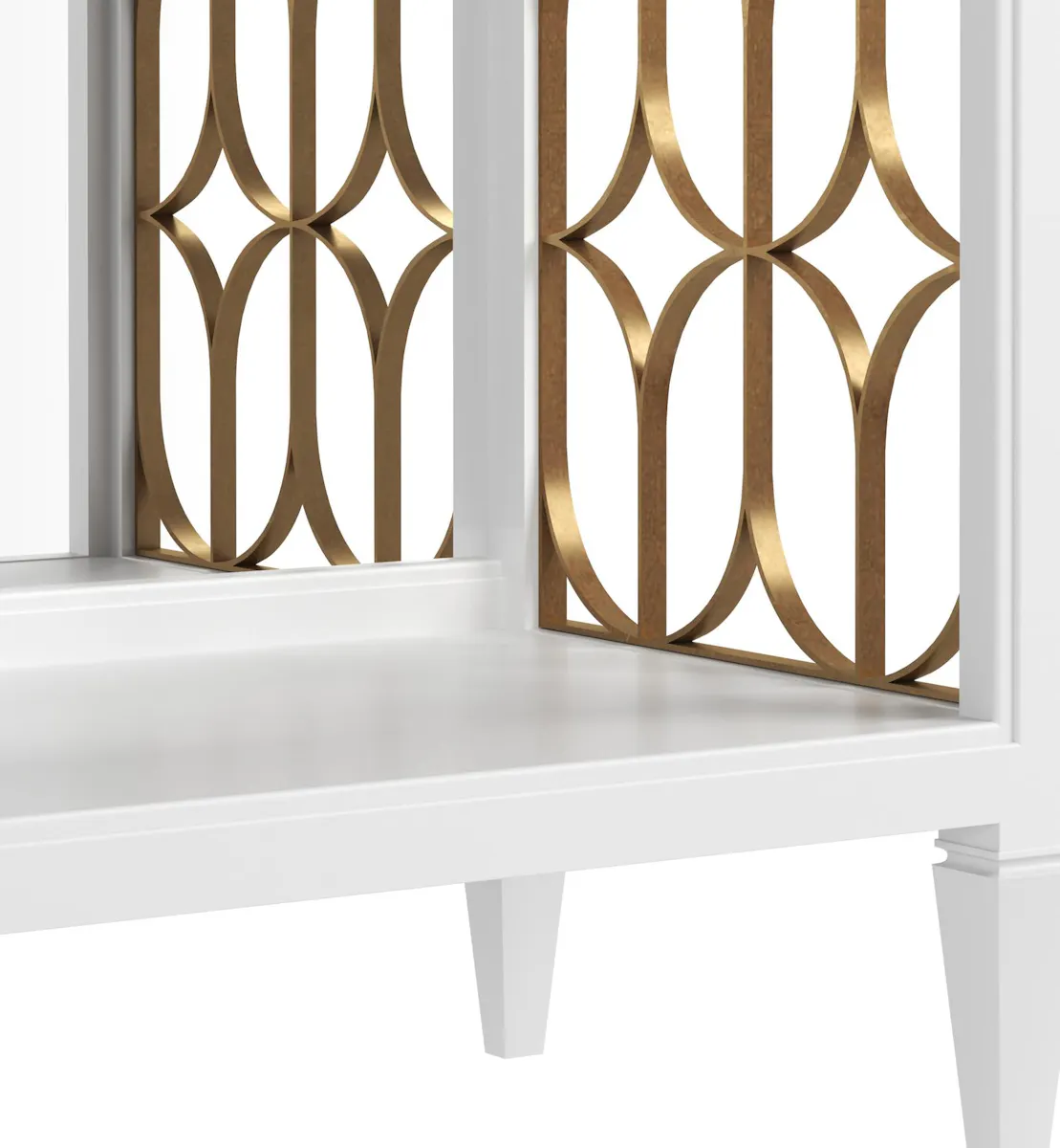 ART Furniture 436401-1866 Eave Etagere Bookcase Uplifting White ART Furniture 436401-1866 Eave Etagere Bookcase Uplifting White