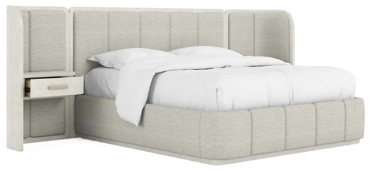 ART Furniture 333126-2250WN Ashlar King Upholstered Wall Panel Bed ART Furniture 333126-2250WN Ashlar King Upholstered Wall Panel Bed