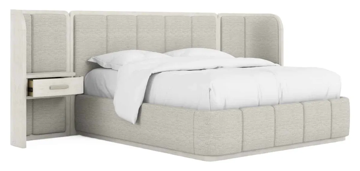 ART Furniture 333126-2250WN Ashlar King Upholstered Wall Panel Bed ART Furniture 333126-2250WN Ashlar King Upholstered Wall Panel Bed