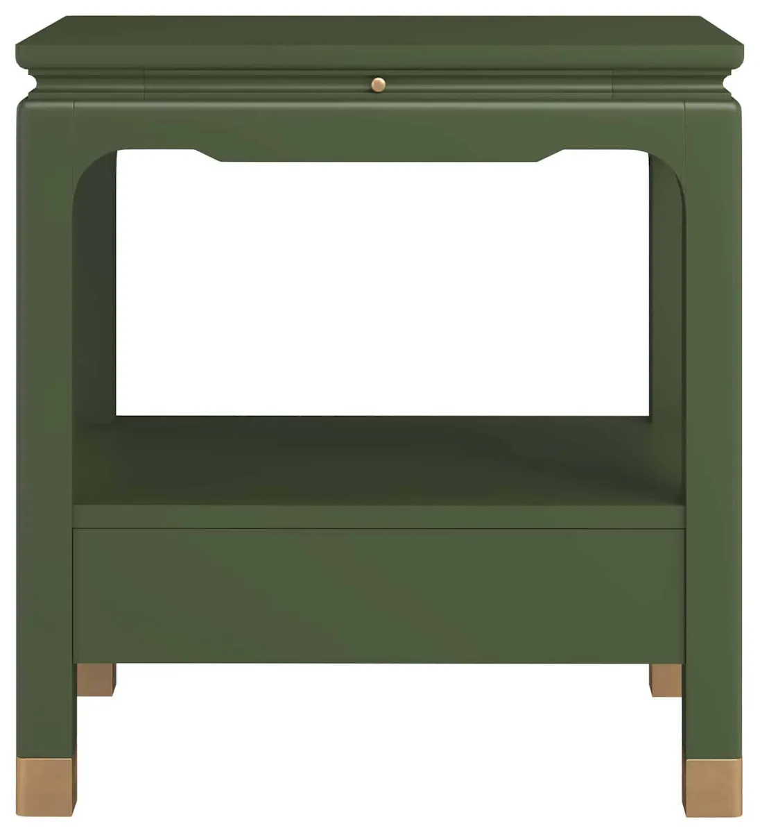 ART Furniture 436140-1865 Eave Bedside Table Darkened Sage ART Furniture 436140-1865 Eave Bedside Table Darkened Sage