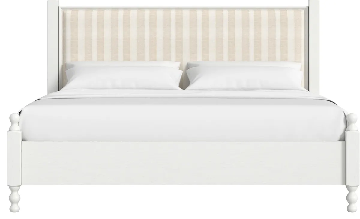 ART Furniture 339135-2367 Haven Queen Uph Finial Bed ART Furniture 339135-2367 Haven Queen Uph Finial Bed