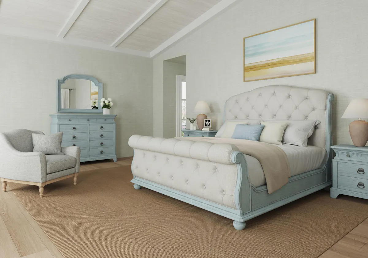 ART Furniture 251126-1361 Summer Creek King Uph Sleigh Bed ART Furniture 251126-1361 Summer Creek King Uph Sleigh Bed