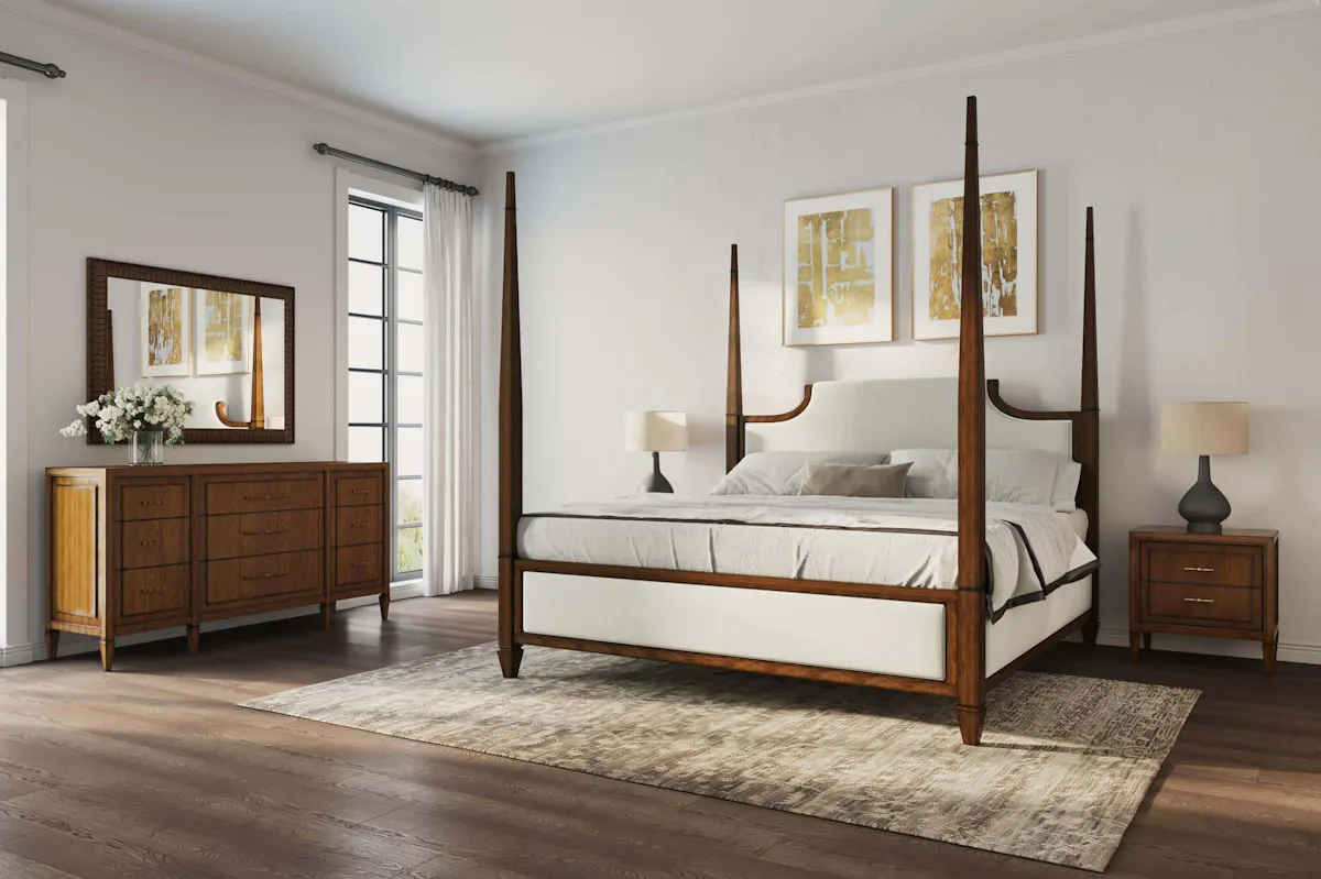 ART Furniture 336126-1860 Eave King Upholstered Bed ART Furniture 336126-1860 Eave King Upholstered Bed
